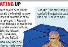 1 मार्चपासून राज्यात उष्माघाताचे 15 रुग्ण